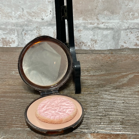 Vintage 50s Hazel Bishop Medium Rachel Pressed Powder Compact -Estate Sale Find - Picture 5 of 9